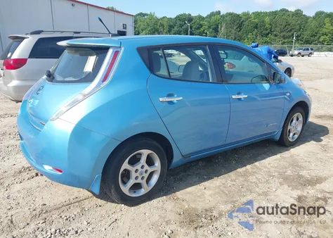 2012 Nissan Leaf Sl из США, поврежденный, VIN JN1AZ0CP3CT023183